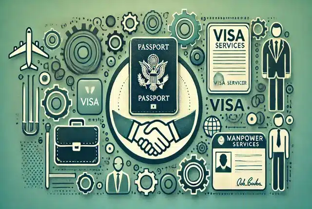 Manpower and Visa Service page