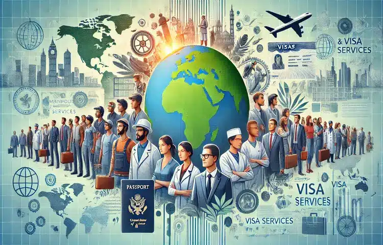 Manpower and Visa Service page image